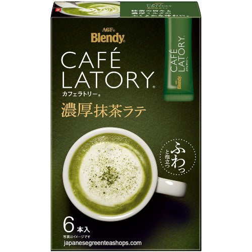 AGF Blendy Cafe Latory Matcha Latte 6 Sticks