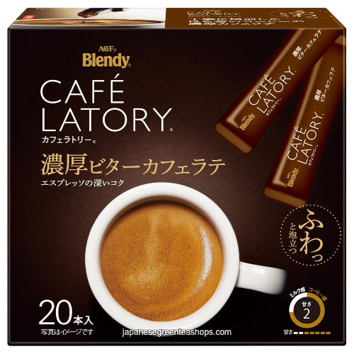 AGF Blendy Cafe Latory Rich Bitter Cafe Latte 20 Sticks