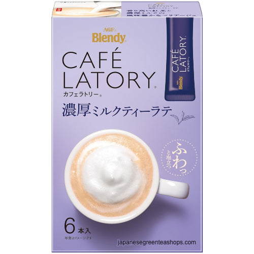 AGF Blendy Cafe Latory Rich Milk Tea 6 Sticks