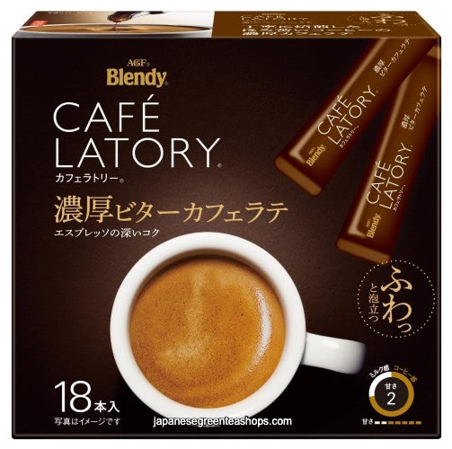 (AGF) Blendy Cafe Latory Rich Bitter Cafe Latte 18 Sticks