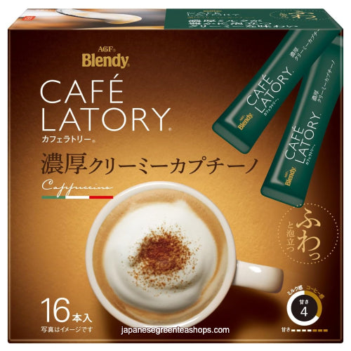 (AGF) Blendy Cafe Latory Rich Creamy Cappuccino Latte 16 Sticks