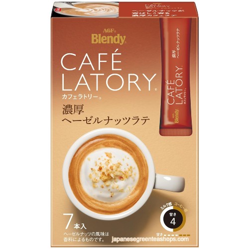 (AGF) Blendy Cafe Latory Rich Hazelnut Latte 7 Sticks 