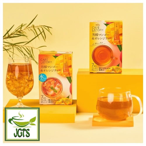 (AGF) Blendy Cafe Latory Rich Mango & Orange - Enjoy both hot and iced