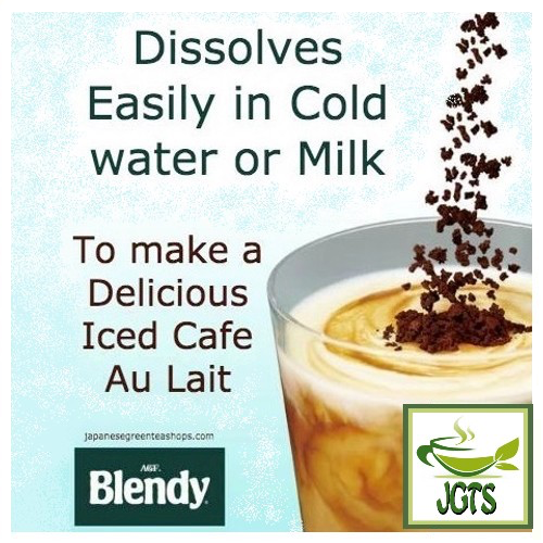 (AGF) Blendy Melty Honey Black Tea Au Lait - Easily Dissolves in milk or water