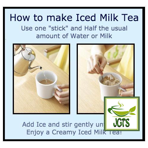 (AGF) Blendy Melty Honey Black Tea Au Lait - How to make Iced Milk Tea