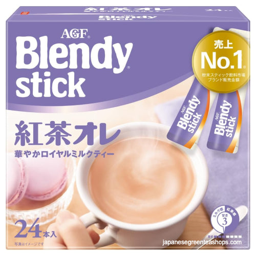 (AGF) Blendy Royal Milk Tea Au Lait Instant Tea 24 Sticks