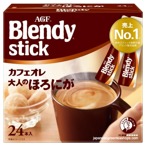 (AGF) Blendy Stick Cafe Au Lait (Otonna) Instant Coffee 24 Sticks