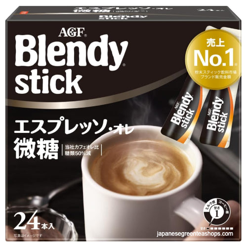 (AGF) Blendy Stick Espresso Au Lait Instant Coffee 24 Sticks