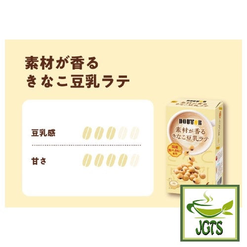 Doutor Coffee Kinako Soy Milk Latte - Flavor chart