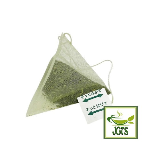 Harada Tea Producer Limited Sayama Green Tea - Close up of Gensoen tea bag