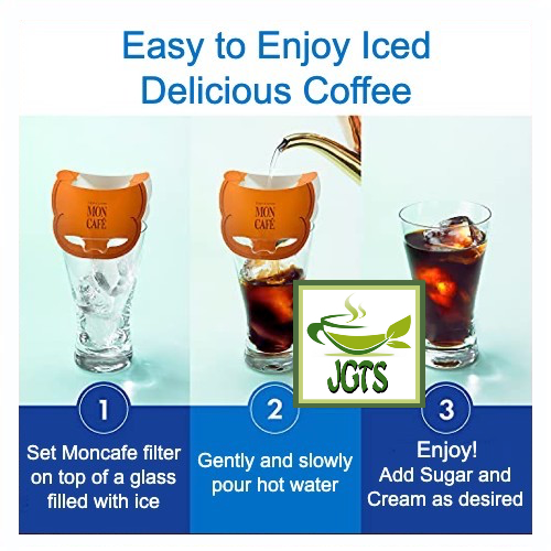 Kataoka Drip Coffee Mon Cafe Kilimanjaro Blend - How to brew ice coffee