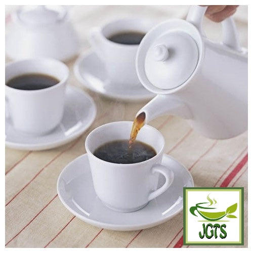 Key Coffee Grand Taste Mild Blend Ground Coffee - Fresh brewed coffee poured in cups