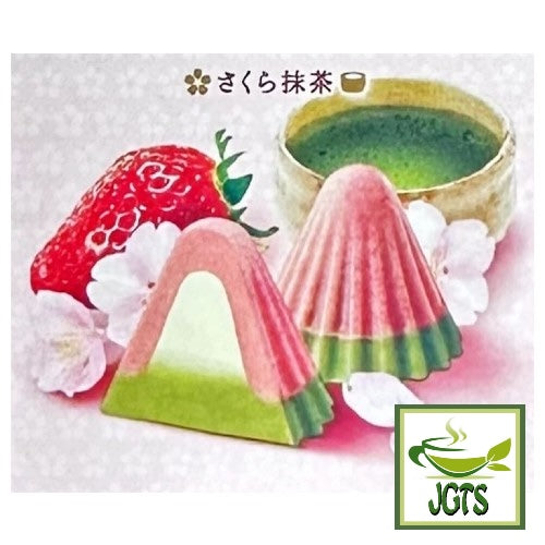 Large Apollo Sakura Matcha - Sakura strawberry matcha cream