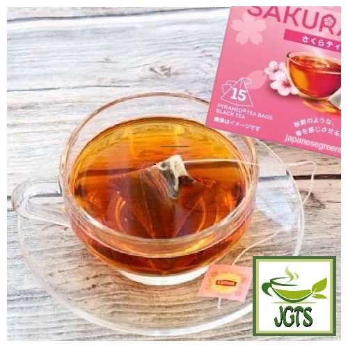 Lipton Sakura Tea Japan Limited - Brewed in cup with tea bag