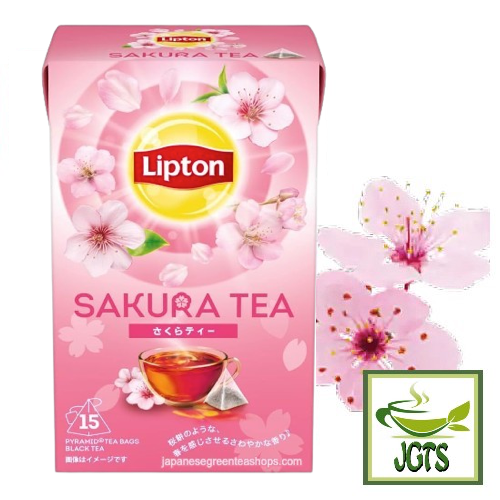 Lipton Sakura Tea Japan Limited Blend - Box with cherry blossoms