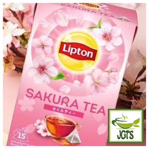 Lipton Sakura Tea Japan Limited Blend - Package with sakura