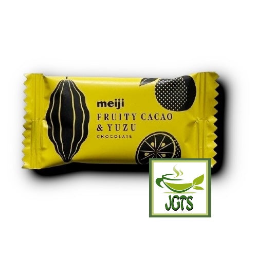 Meiji Fruity Cacao Yuzu Chocolate - One chocolate wrapped