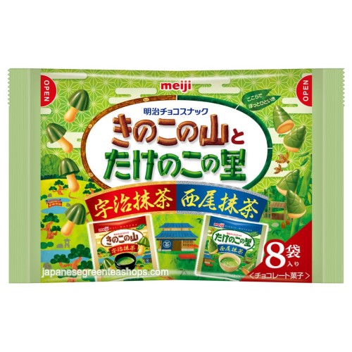 Meiji Mushroom Bamboo Shoot Matcha