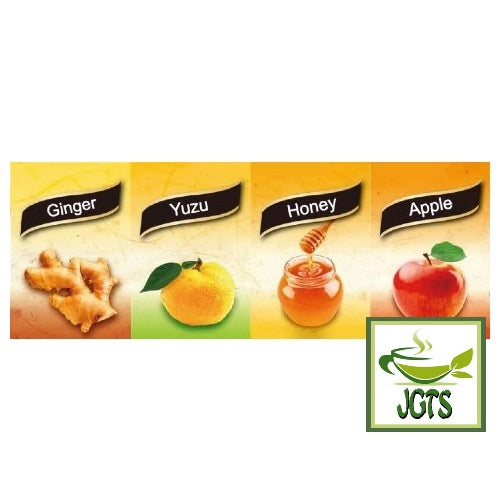 Meito Sangyo Stick Mate Ginger Assortment - Ginger Yuzu Honey Apple (E)