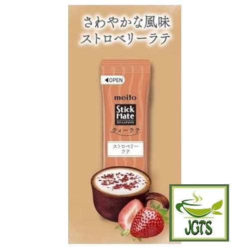 Meito Sangyo Stick Mate Tea Latte Assortment - Strawberry latte 