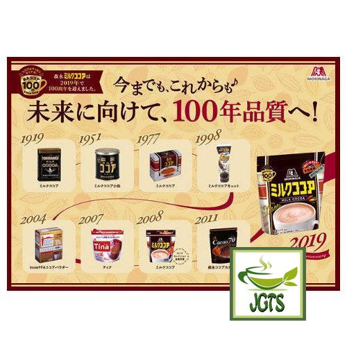 Morinaga Instant Milk Cocoa - Morinaga celebrating 100 years