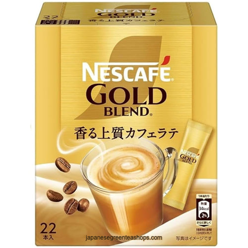 Nescafe Gold Blend Cafe Latte Instant Coffee 22 Sticks