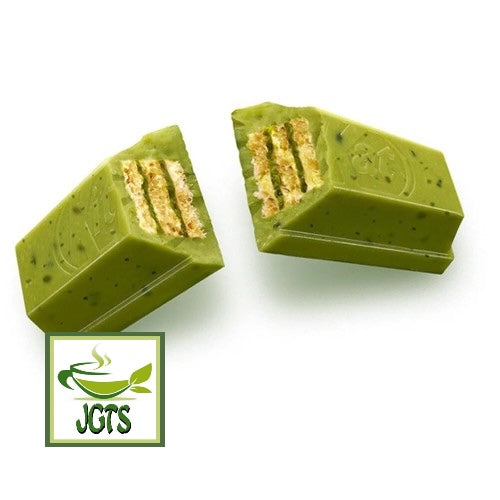 Nestle Japan KitKat Mini Adult Sweetness Dark Matcha - KitKat inside view