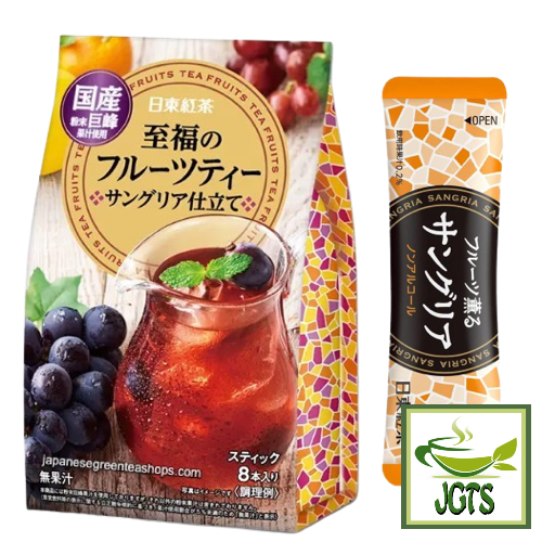 Nittoh Blissful Fruit Tea Sangria - One package contains 8 sticks