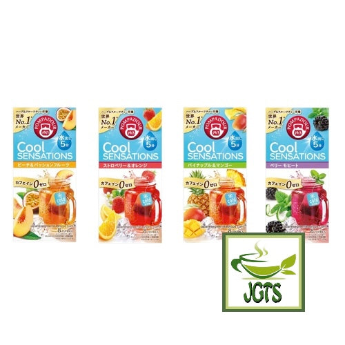 Pompadour Cool Sensation Berry Mojito Tea Bags - cool sensations series