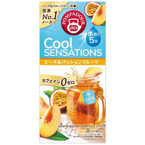 Pompadour Cool Sensation Peach & Passion Fruit Tea Bags