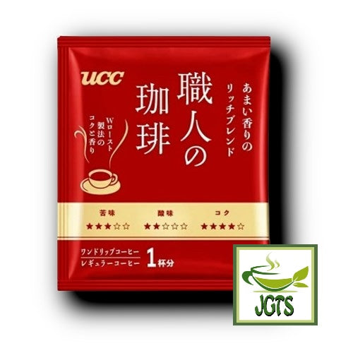 (UCC) Artisan's Coffee One-Drip Sweet Aroma Rich Blend - Individually wrapped package